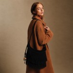 Wholesale do Everything Love Suede Fringe Crossbody Bag Wooden Ball Tassel Full