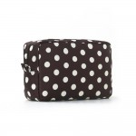Wholesale nylon Polka Dot Pouch Full Zip Closure Lined Body L T D