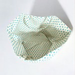 Wholesale polka Dot Tote Bag durable woven fabric allover classic dot print matc