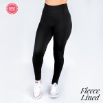 Women's New Mix Brand Solid Color Seamless Fleece Lined Leggings.

- Fleece Lined
- 2" Elastic Waistband
- Full-Length
- One size fits most 0-14
- Inseam Approximately 26" L
- 92% Nylon / 8% Spandex