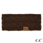 C.C HW-20
Solid Cable Knit Headwrap.
- 100% Acrylic
- One size fits most