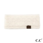 C.C HW-20
Solid Cable Knit Headwrap.

- 100% Acrylic
- One size fits most