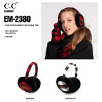 C.C EM-2380
Buffalo Check Faux Fur Earmuffs

- 50% Polyester, 50% Acrylic
- One size fits most