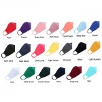 Wholesale adults Reusable Solid Color T Shirt Cloth Mask Seam Machine Wash Cold