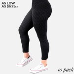 Wholesale women s Active Popcorn Textured Anti Cellulite Body Sculpting Workout