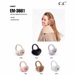 C.C EM-3661
Cable Knit Earmuffs With Faux Fur Trim

- One Size Fits Most
- Adjustable Band 