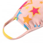 Wholesale kIDS Reusable Multicolor Star Print T Shirt Cloth Mask Filter Insert M