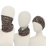 Wholesale leopard Print Seamless Tubular Bandana Mask Pack Seamless Tubular Easy
