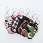 Wholesale pU Neoprene Black Hand Sanitizer Holder Keychain Holder Can Attach Key