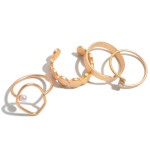 Wholesale pC Knuckle Ring Set Matte Finish PC Per Set One fits most