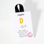 Wholesale gold Initial Ring Adjustable Card Delightful Infusing Every Moment Joy