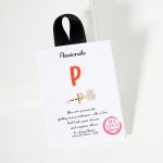 Wholesale gold Initial Ring Adjustable Card Passionate Igniting Every Endeavor F
