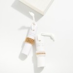 Wholesale set Five Metal Beaded Stretch Rings