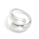 Wholesale chunky Metal Wrap Ring Stainless Steel Water Resistant
