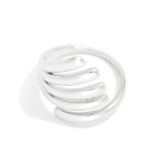 Wholesale layered Metal Wrap Ring Water Resistant Stainless Steel