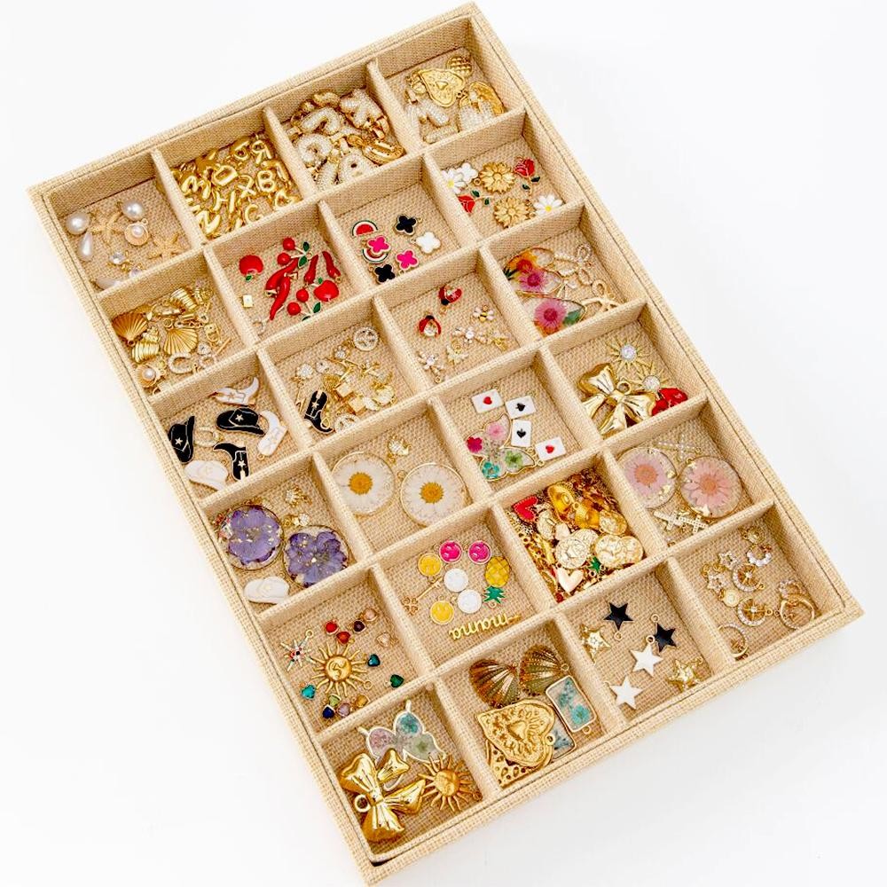 Charm Bar Starter Kit Featuring 250 Charms and 25 Chain Link Necklaces - 250 Bagged Charms - 25 Necklaces: 3 Different Chain Types * Jumpers & Tray Organizer Not Included view 4
