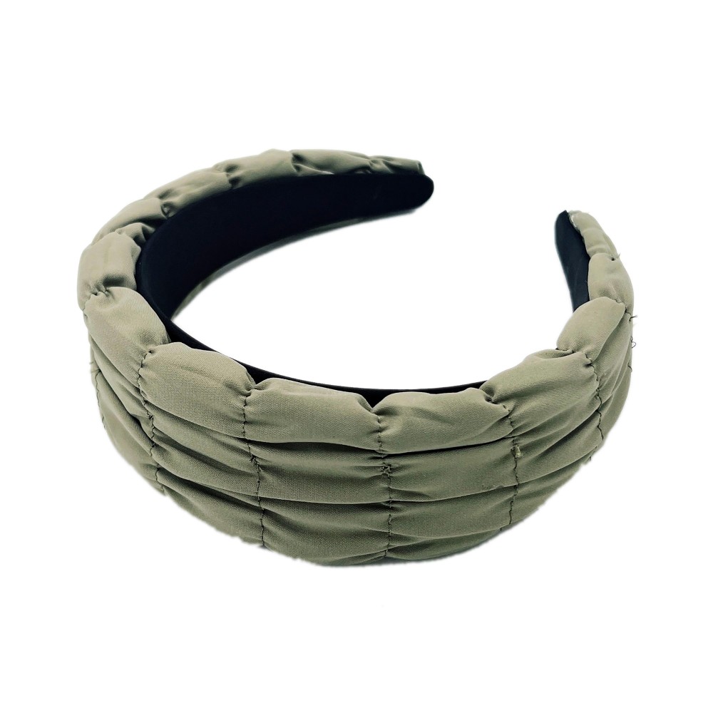 Gathered Puff Headband - One Size - 100% Polyester view 4