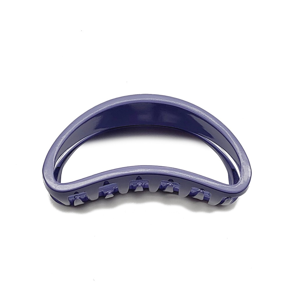 Half Moon Acrylic Claw Hair Clip - Approximately 3.75" L / 1.25" W - Made In Korea view 2