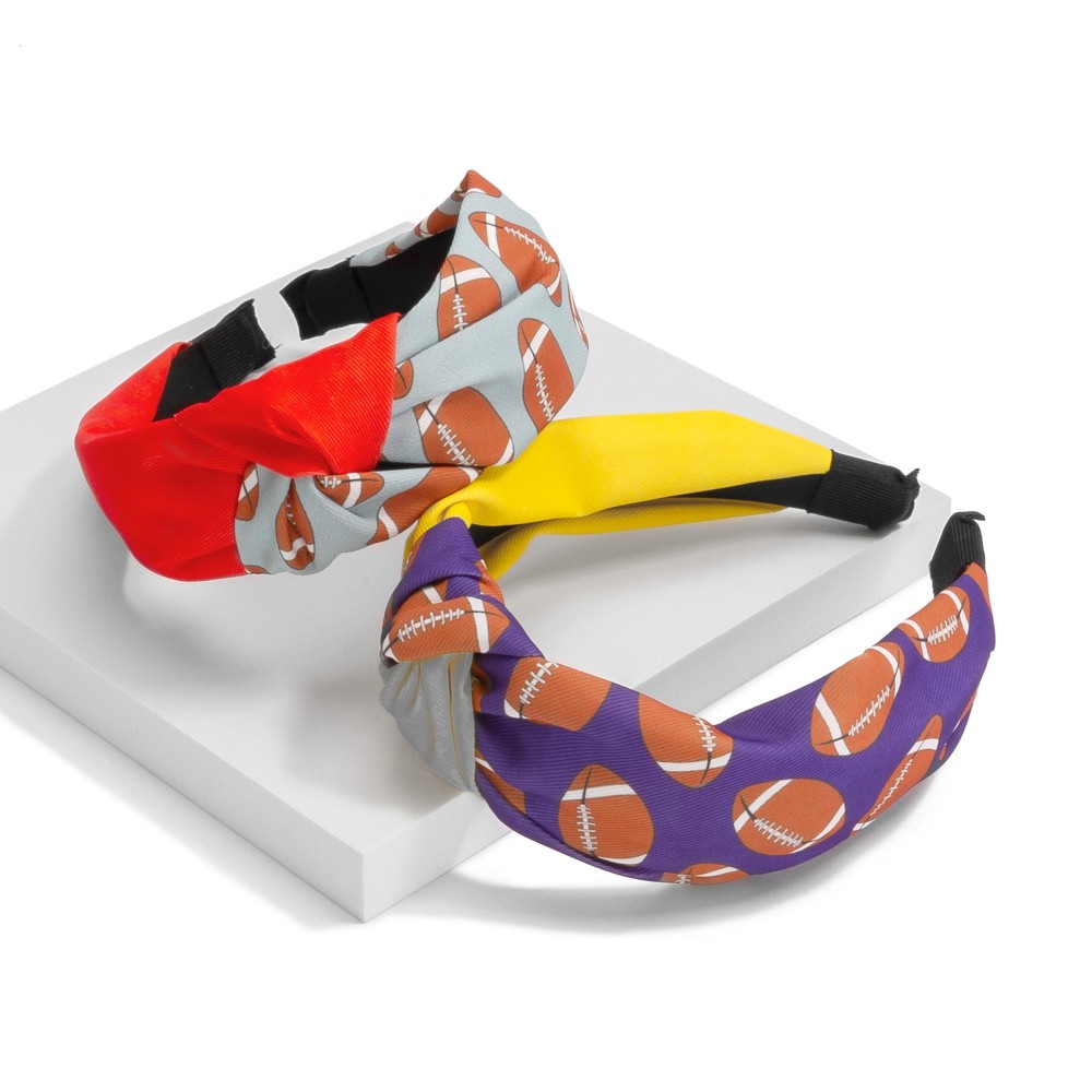 Game Day Football Knotted Headband - One Size Fits Most view 4