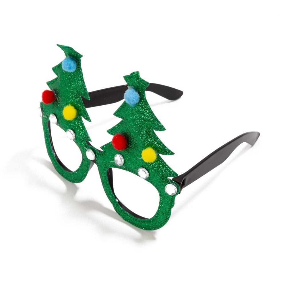 Novelty Christmas Themed Glasses - One Size Fits Most view 4