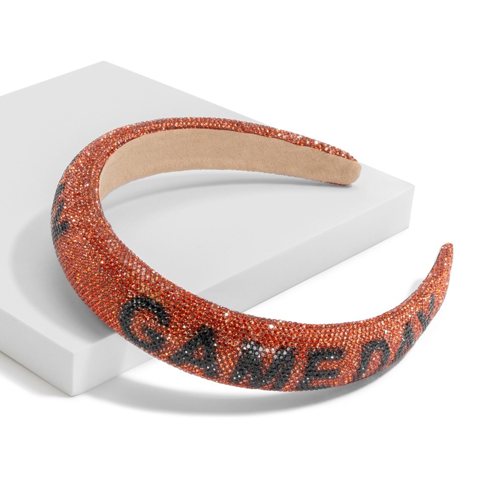 Rhinestone Cushion Game Day Headband - One Size Fits Most view 2