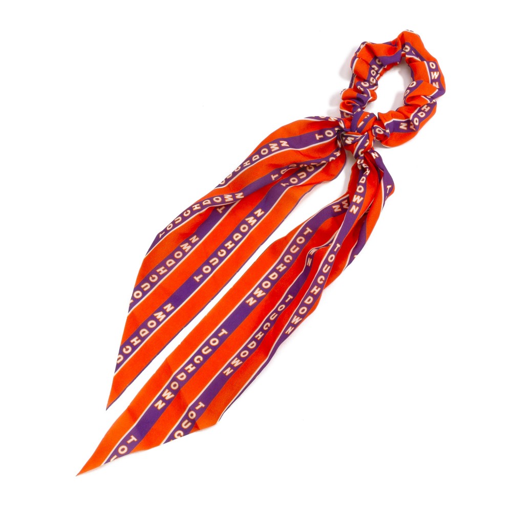 Satin Game Day Touchdown Scrunchie Scarf - One Size view 2