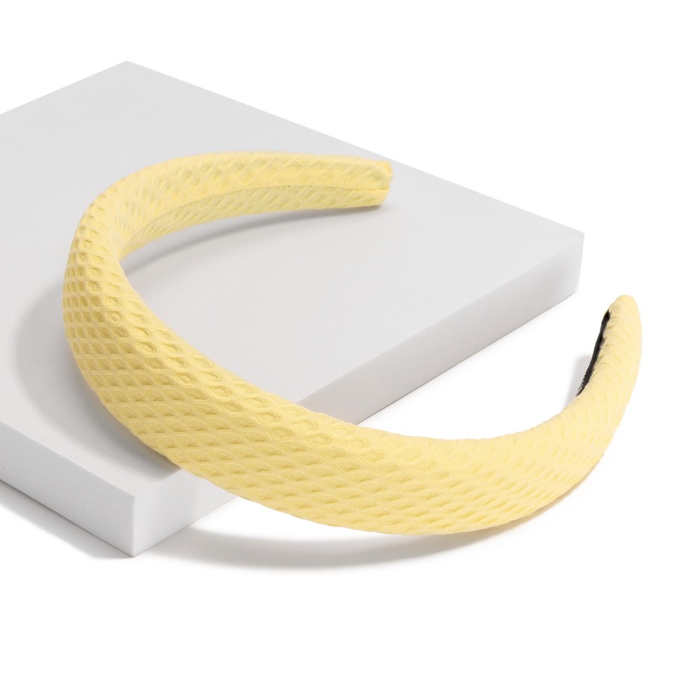 Padded Honeycomb Wrapped Headband - One Size Fits Most - Hand Made view 2