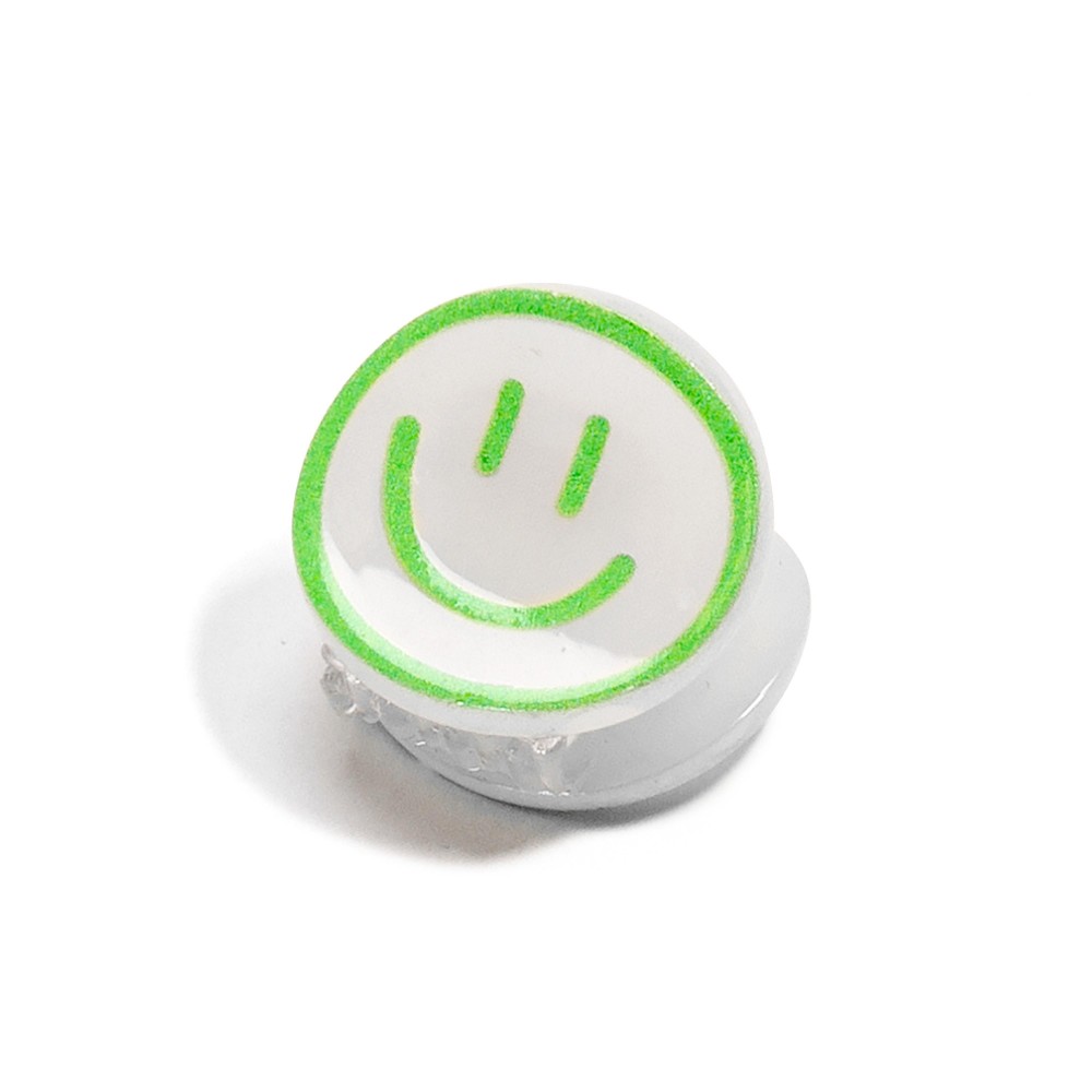 Happy Face Mini Hair Claw Clip - Approximately 1" L view 2