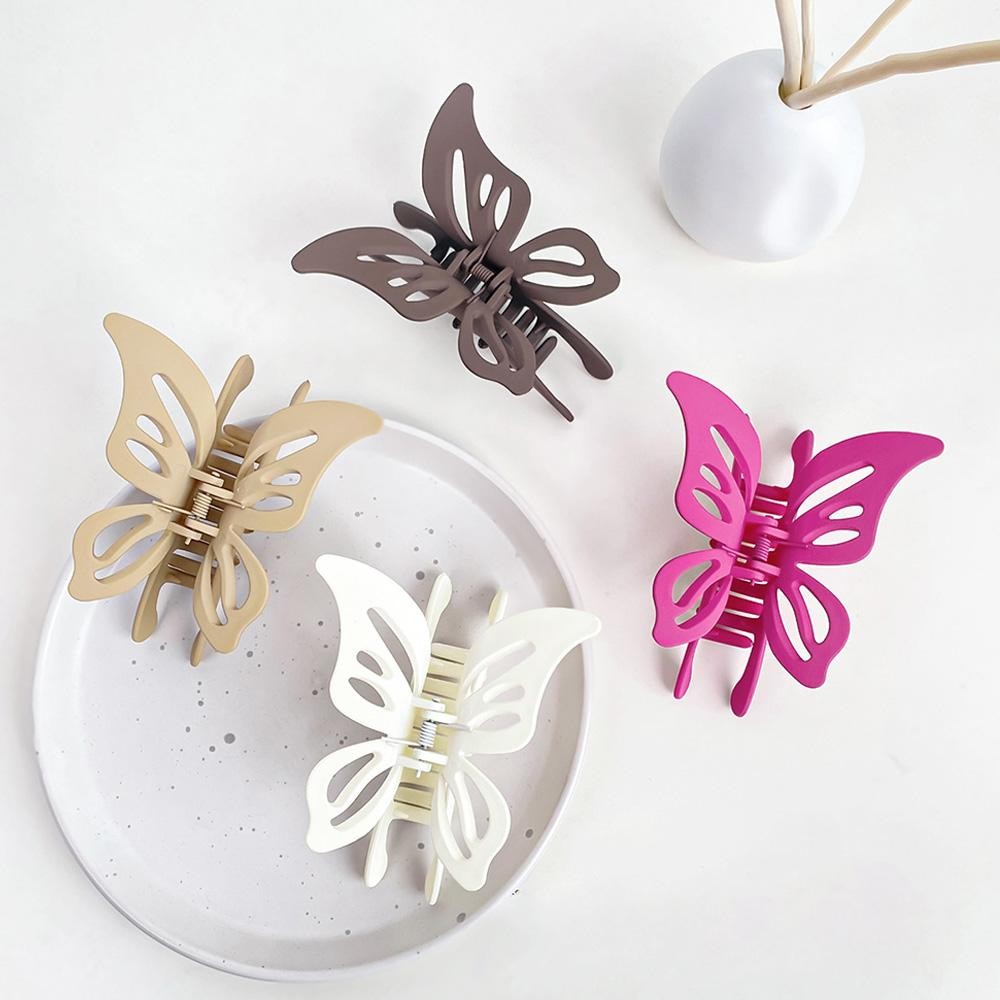 Hollow Butterfly Hair Claw Clip - Approximately 4" L view 4