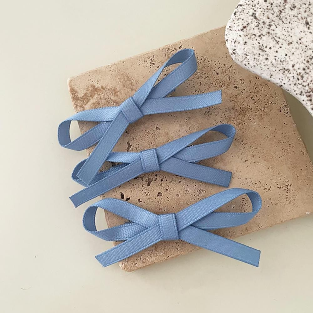 Set Of Three Clip-In Hair Bows - Approximately 1" L view 2