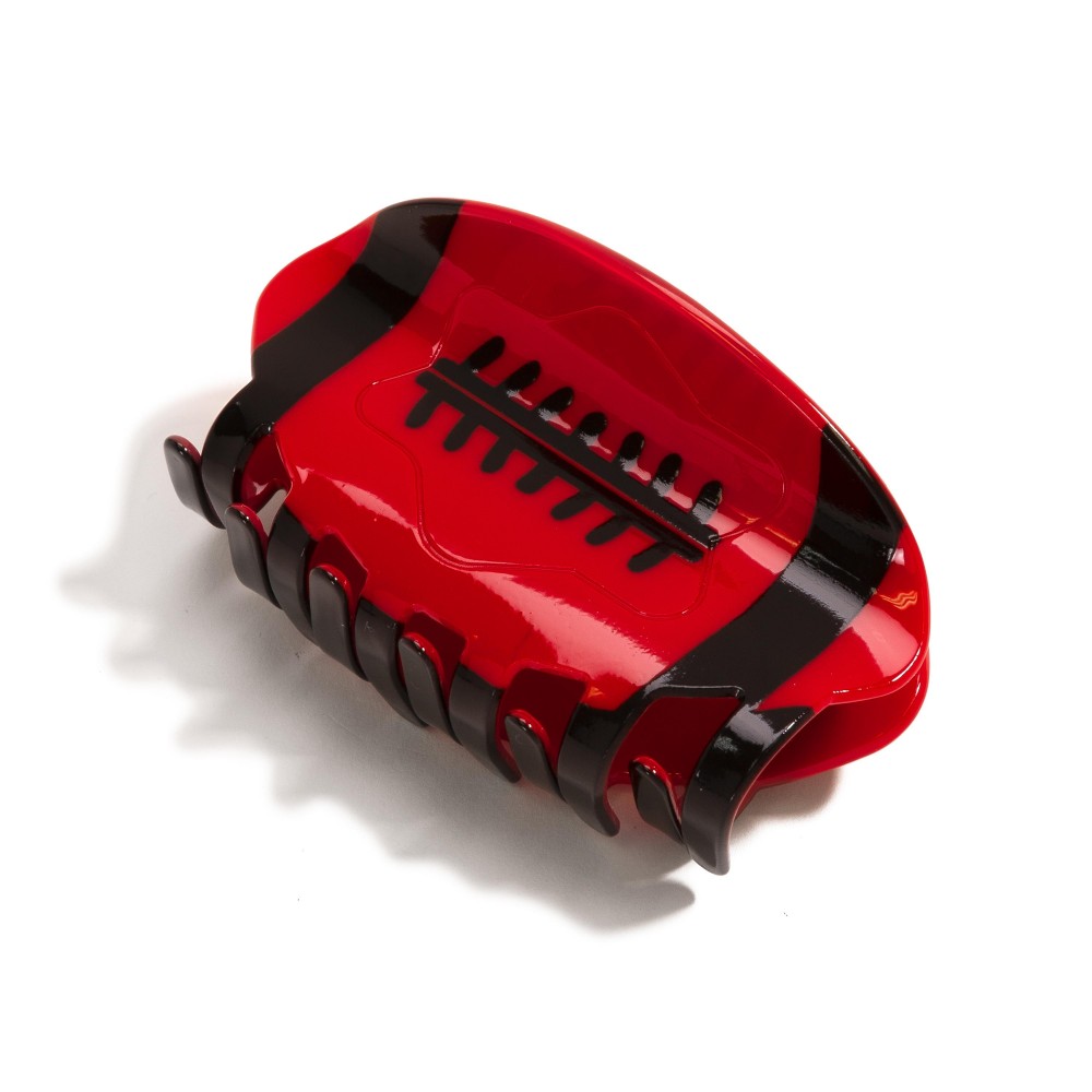 Football Claw Hair Clip - Approximately 4" L view 2