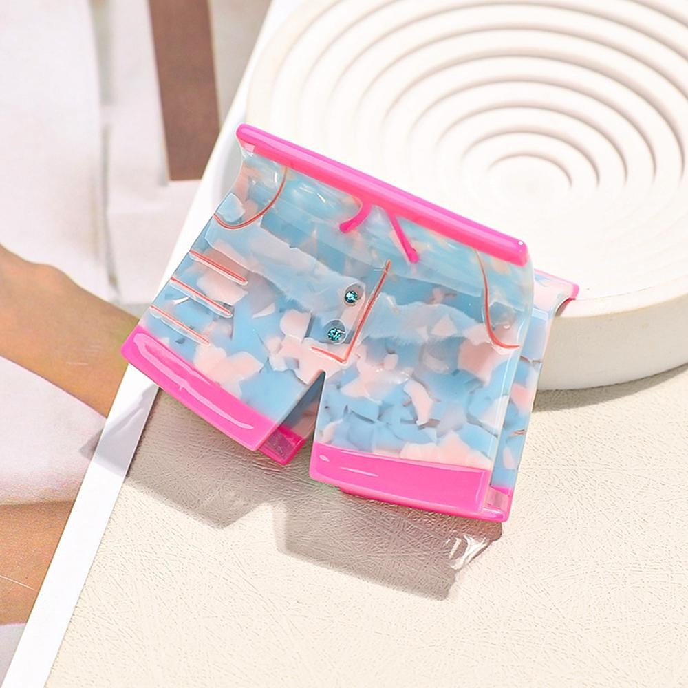 Acetate Shorts Claw Hair Clip - Approximately 2.75" L view 2