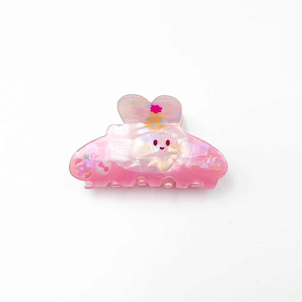 Iridescent Easter Bunny Claw Hair Clip - Approximately 3" L view 2
