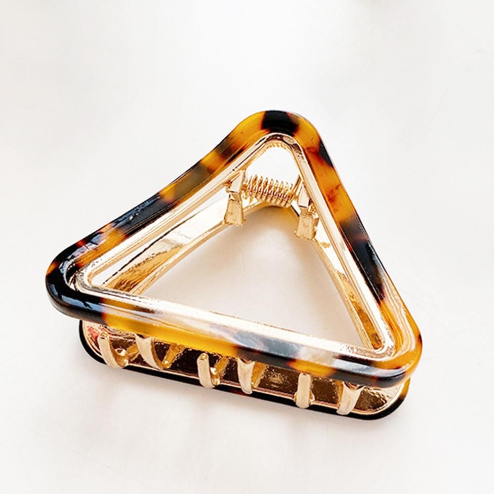Acetate Triangle Claw Hair Clip Approximately 2" L view 2