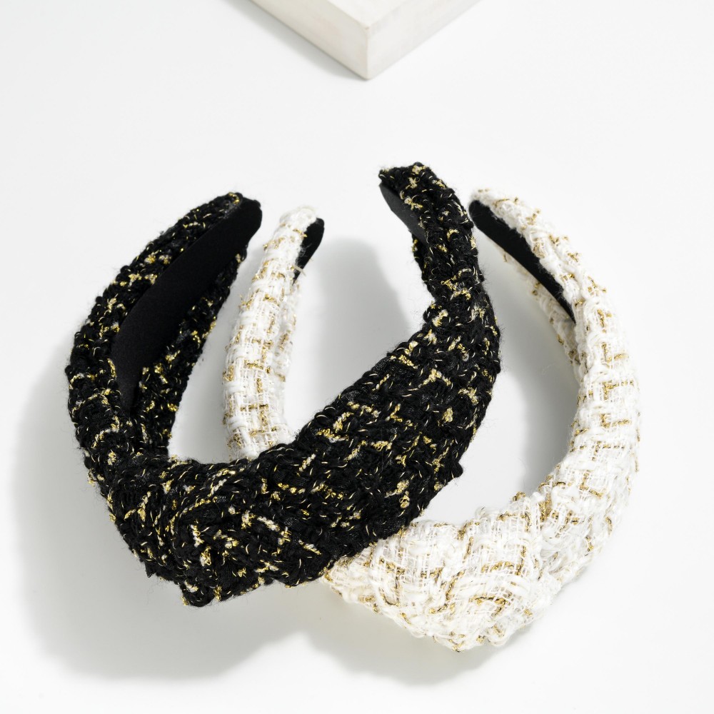 Tweed & Tinsel Knotted Headband - One Size Fits Most view 4