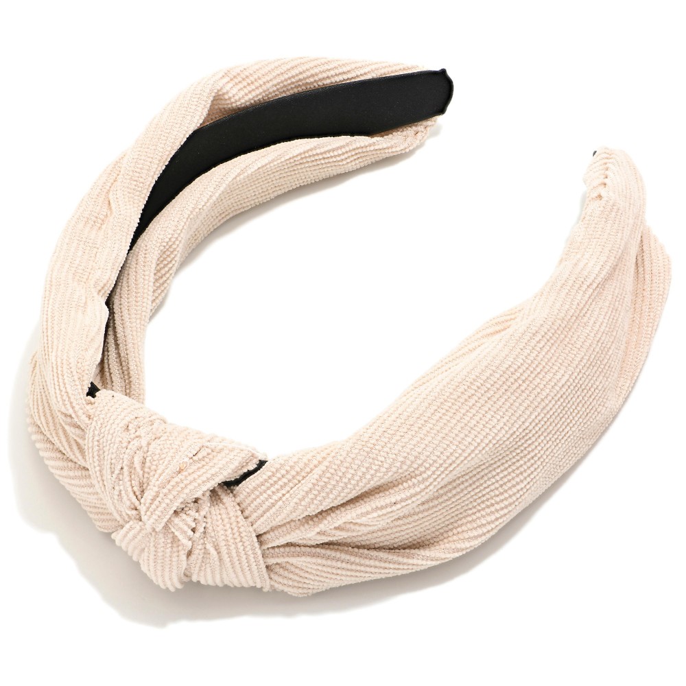 Corduroy Knotted Headband - One Size Fits Most view 2