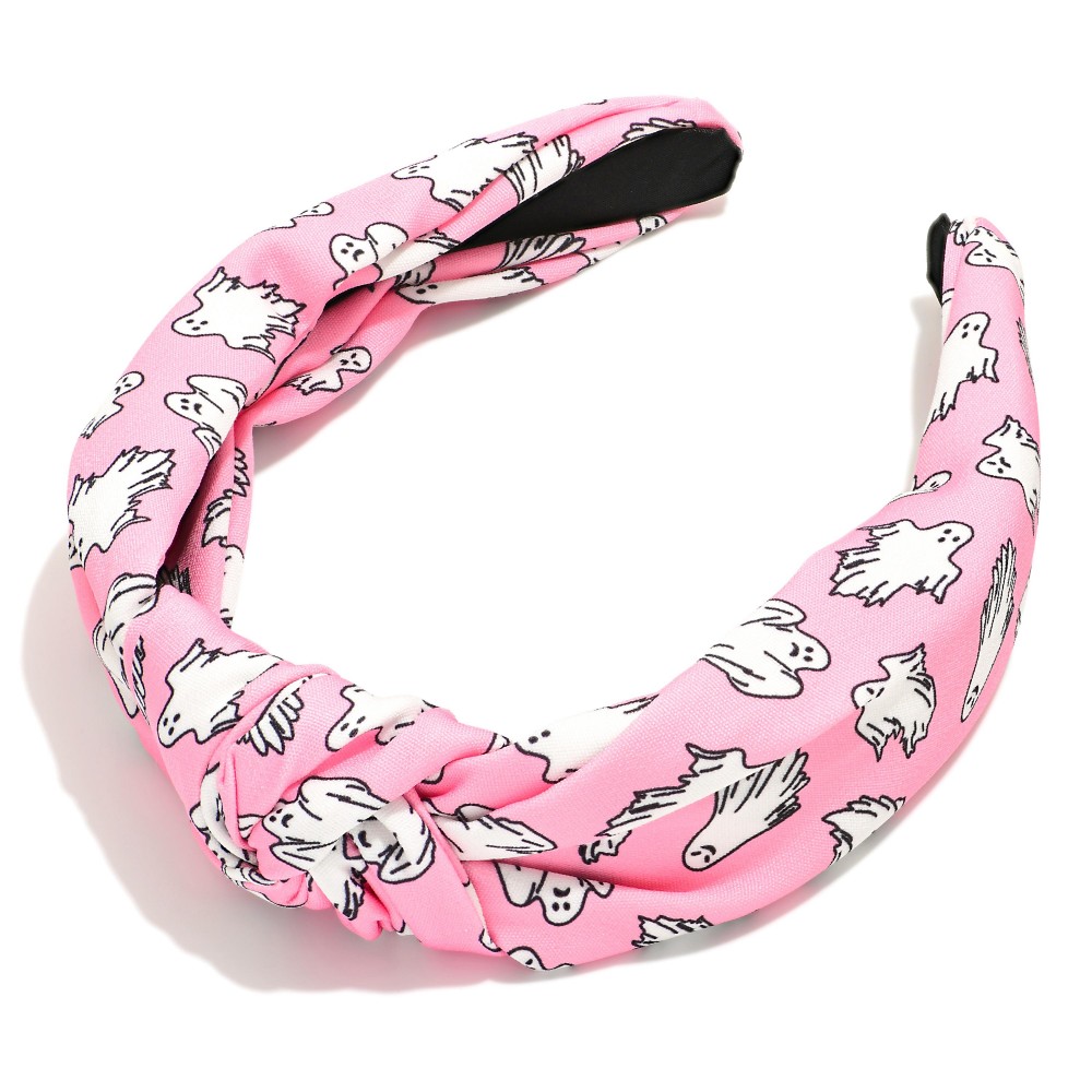 Ghost Print Knotted Headband - One Size Fits Most view 2