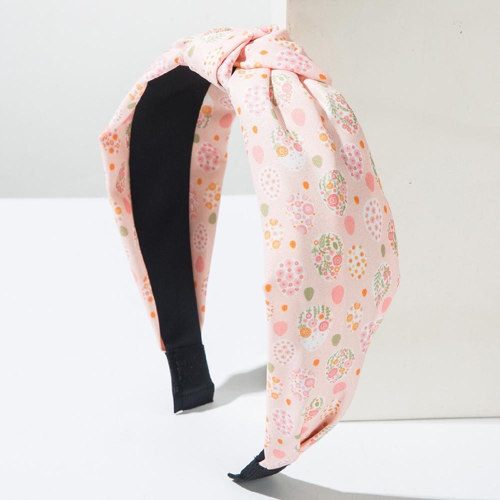Easter Egg Print Knotted Headband - One Size Fits Most view 2