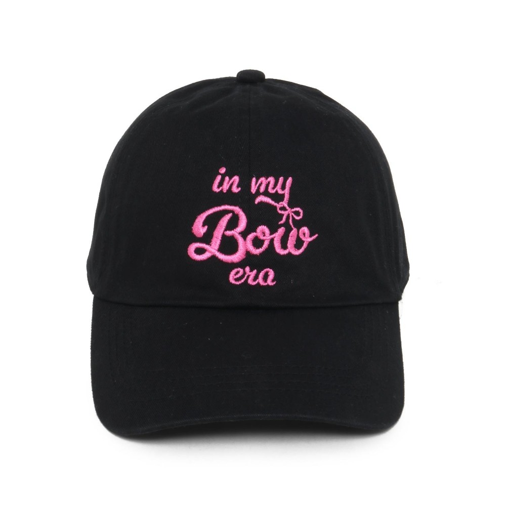 Embroidered 'in my Bow era' Baseball Cap - One Size Fits Most - Slide Buckle Adjustment - 100% Cotton view 2