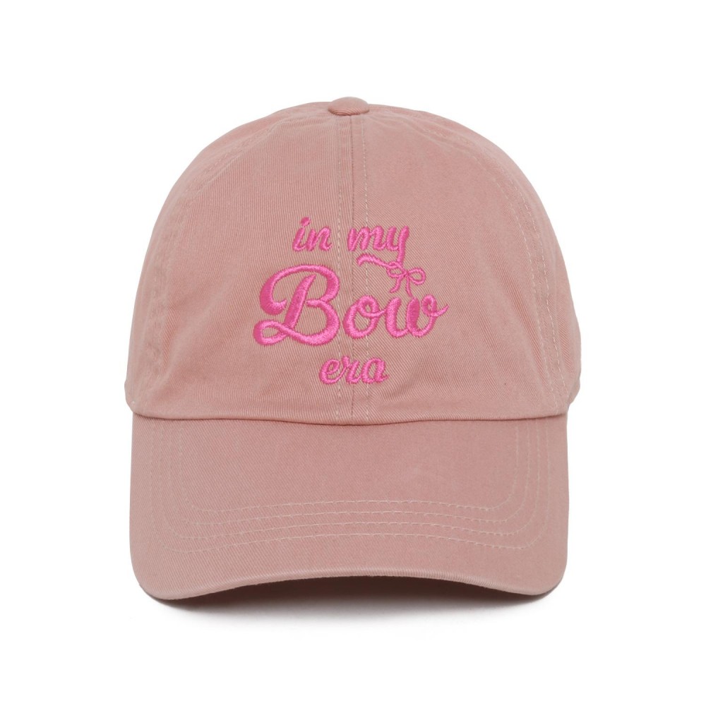 Embroidered 'in my Bow era' Baseball Cap - One Size Fits Most - Slide Buckle Adjustment - 100% Cotton view 2