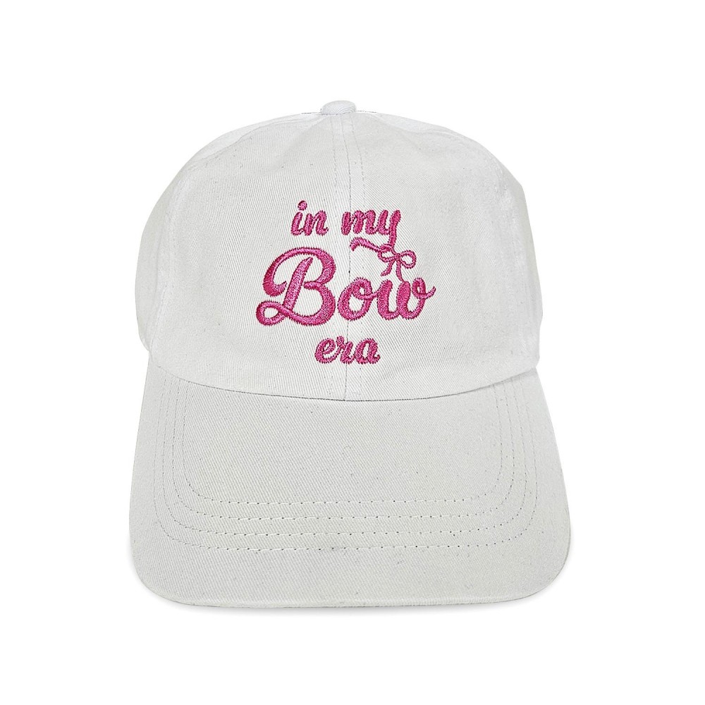 Embroidered 'in my Bow era' Baseball Cap - One Size Fits Most - Slide Buckle Adjustment - 100% Cotton view 2