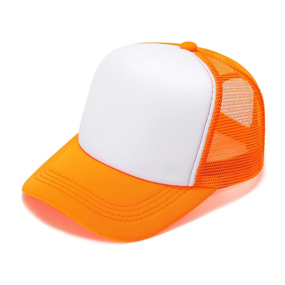 Blank Trucker Baseball Cap - One Size Fits Most - Adjustable Snap Back - 100% Polyester view 2