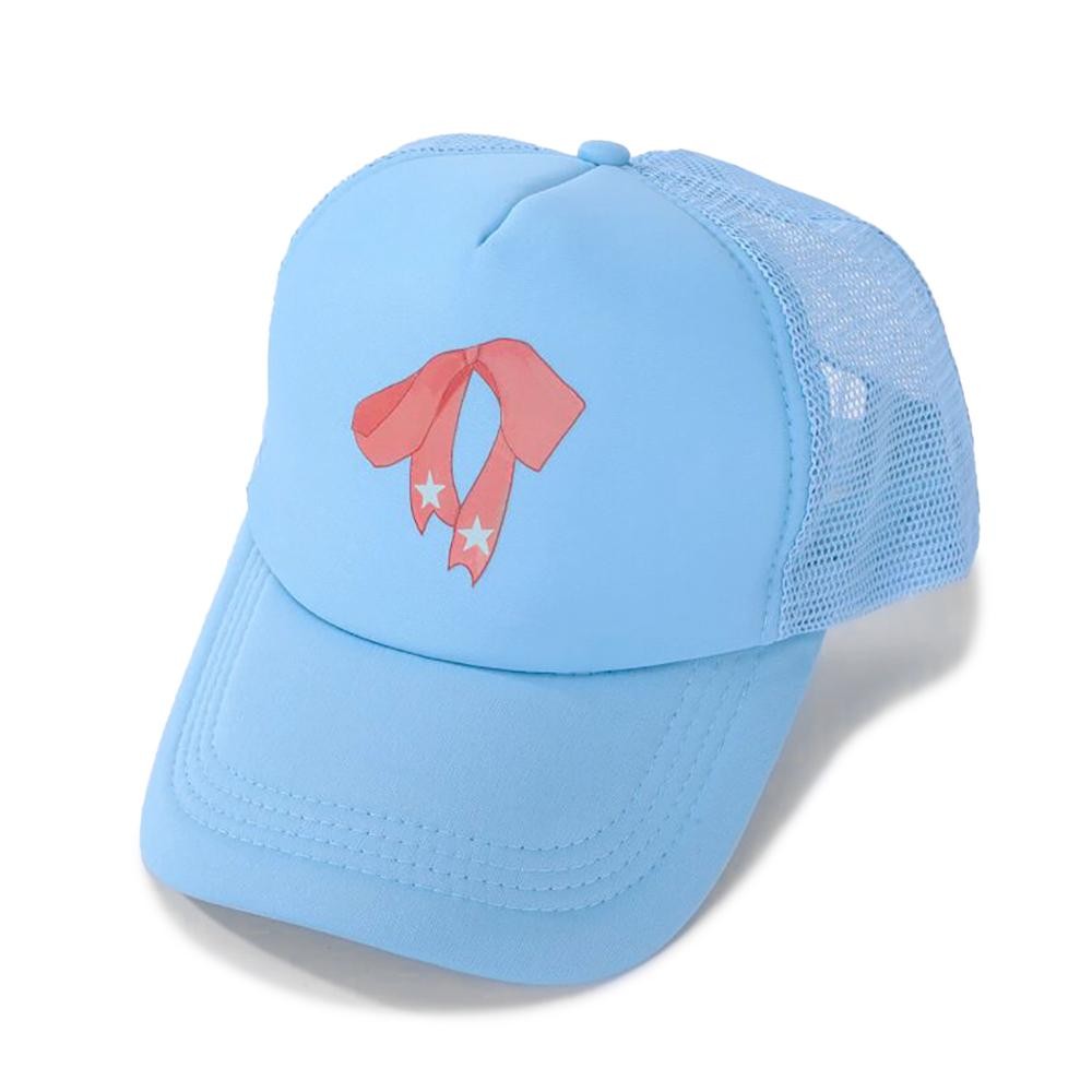 Bow Trucker Baseball Cap - One Size Fits Most - Adjustable Snap Back - 100% Polyester view 2