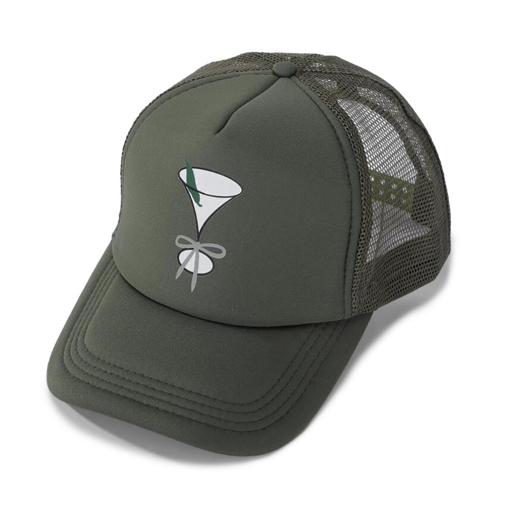 Cocktail Bow Trucker Baseball Cap - One Size Fits Most - Adjustable Snap Back - 100% Polyester view 2