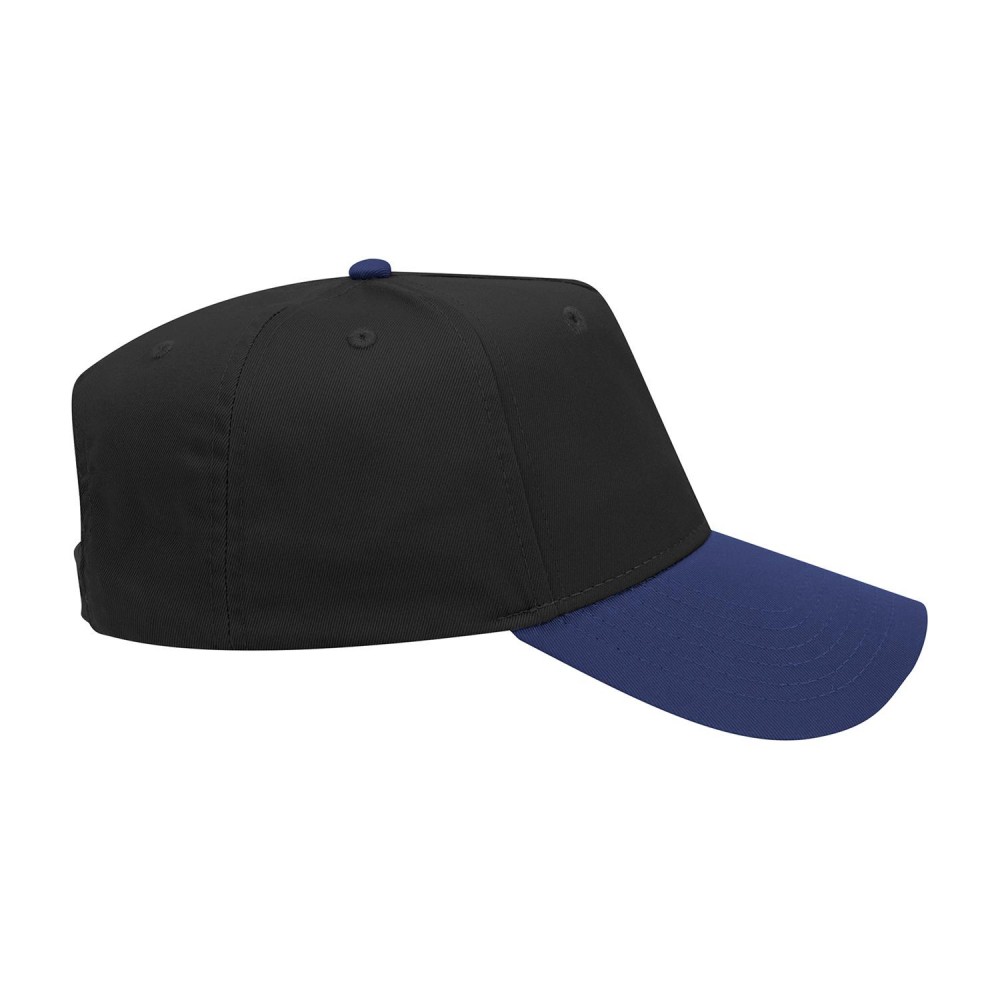 OTTO CAP 31-069 5 Panel Mid Profile Dad Hat - One Size Fits Most - Adjustable Snap Back - Cotton Blend Twill - 65% Polyester / 35% Cotton - Structured Firm Front Panel view 6