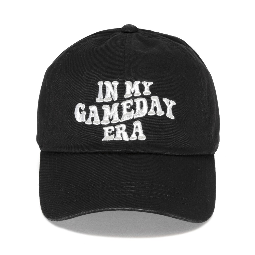 Embroidered 'in my football era' Baseball Cap - One Size Fits Most - Slide Buckle Adjustment - 100% Cotton view 2