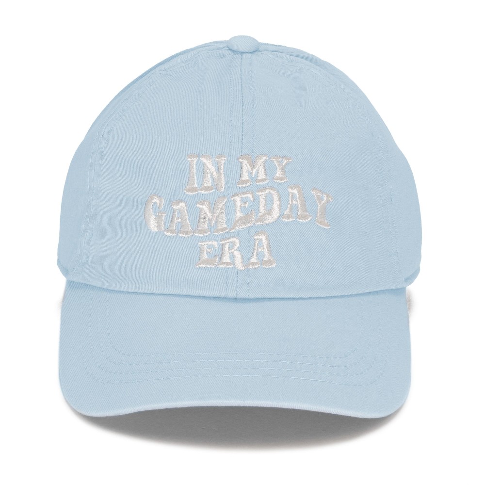 Embroidered 'in my football era' Baseball Cap - One Size Fits Most - Slide Buckle Adjustment - 100% Cotton view 2
