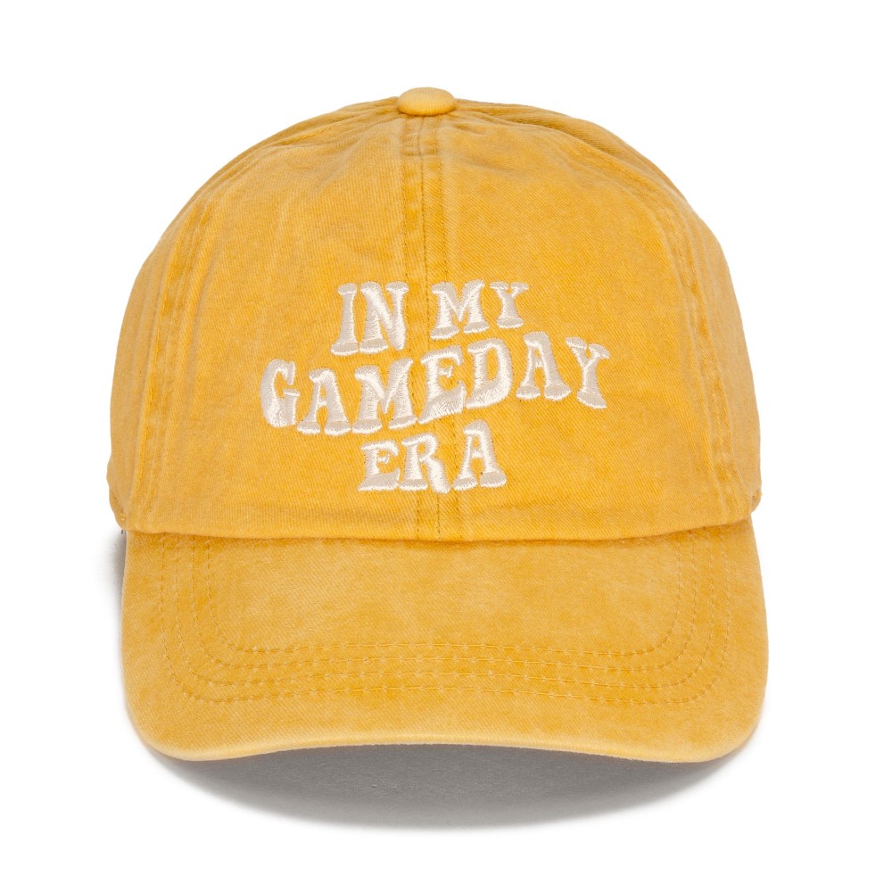 Embroidered 'in my football era' Baseball Cap - One Size Fits Most - Slide Buckle Adjustment - 100% Cotton view 2