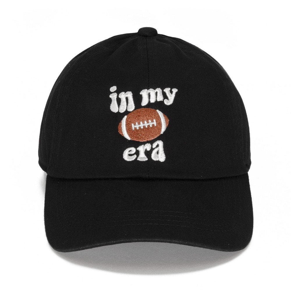 Embroidered 'IN MY GAMEDAY ERA' Baseball Cap - One Size Fits Most - Slide Buckle Adjustment - 100% Cotton view 2