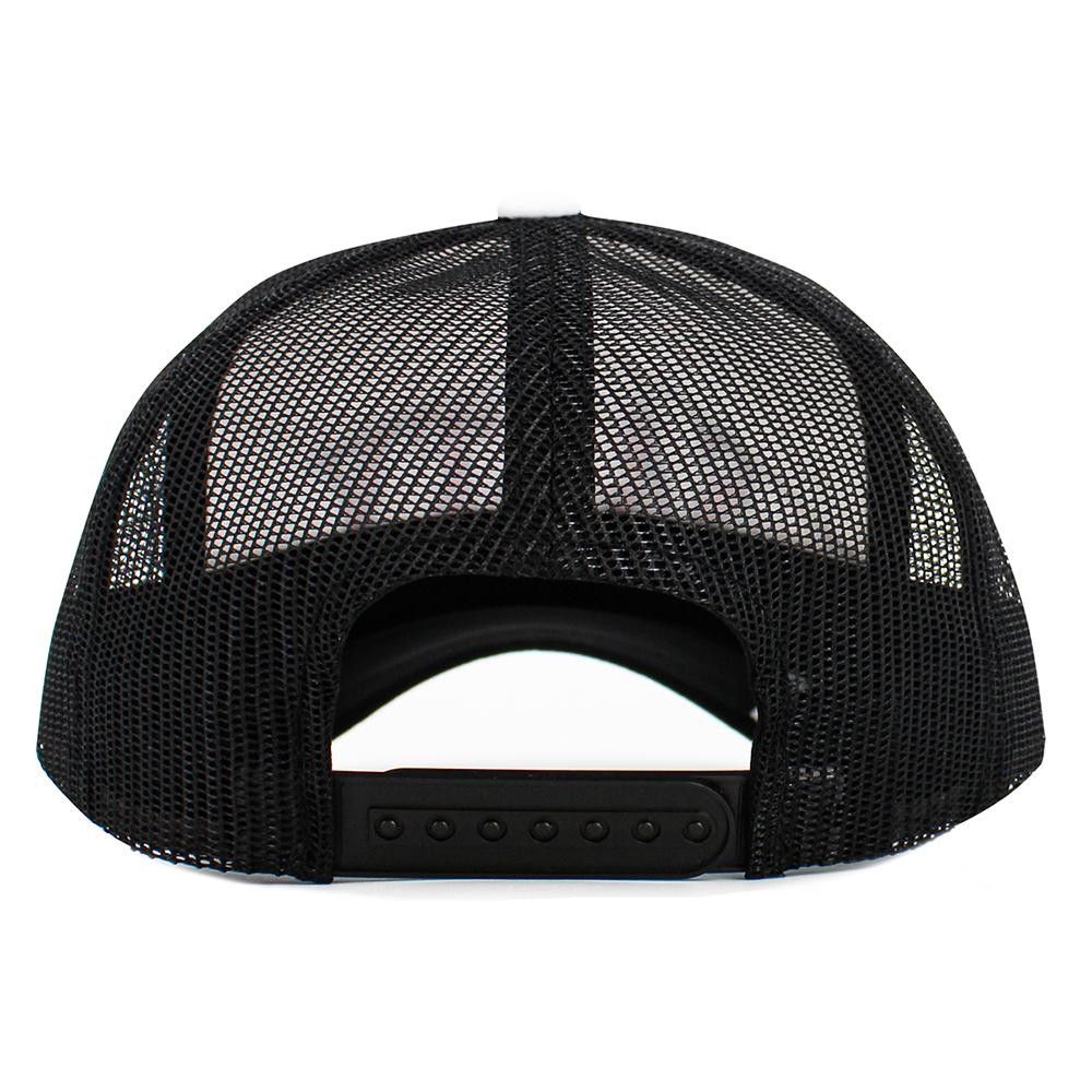 Vintage Embroidered "SALTY" Trucker Hat - One Size Fits Most - Adjustable Snap Closure - 45% Polyester 44% Nylon 11% Span view 6